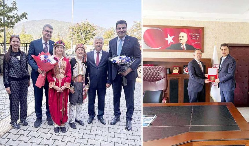 Heybet ve Erdem’den Kaymakam ve Başsavcıya Ziyaret