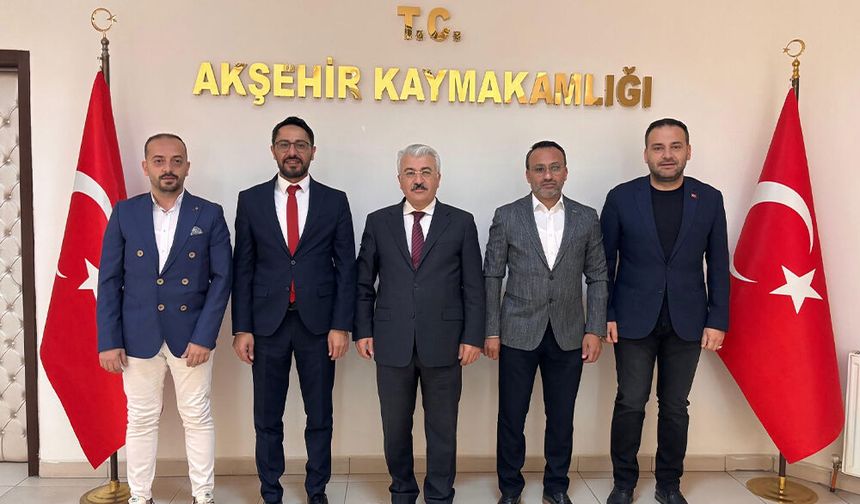 Zeybek ve Yönetimi Kaymakam Yiğit’le Görüştü