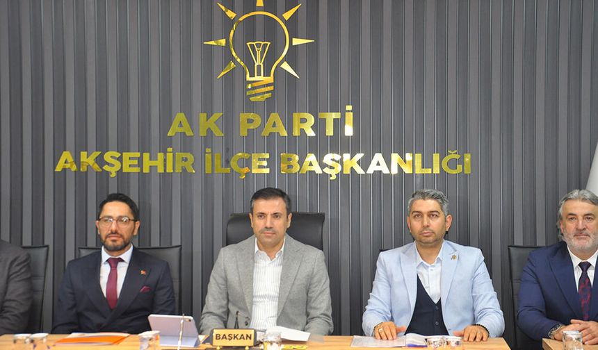 AK Parti Konya İl Başkanı Özgökçen’den Akşehir’de Teşkilat Buluşması