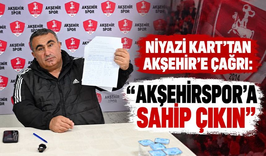 Akşehirspor İçin Birlik Çağrısı: “Bu Takım Hepimizin”