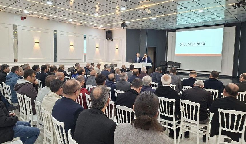 Okul Güvenliği Toplantısı Yapıldı