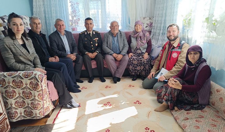 Karabulut Mahallesi’nde Gazi Ziyareti