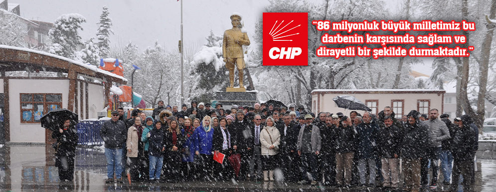 CHP'den İmamoğlu Protestosu