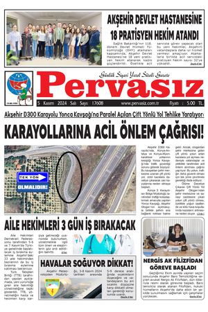 PERVASIZ GAZETESİ 05.11.2024