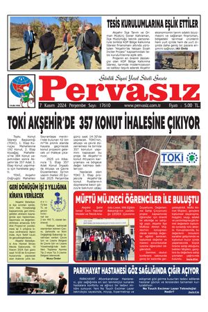 PERVASIZ GAZETESİ 07.11.2024