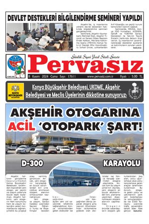 PERVASIZ GAZETESİ 08.11.2024