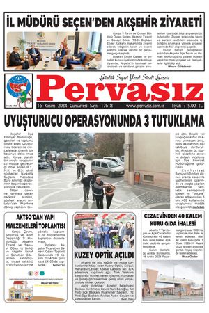 PERVASIZ GAZETESİ 16.11.2024