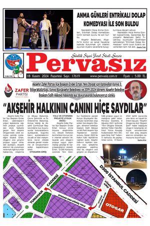 PERVASIZ GAZETESİ 18.11.2024