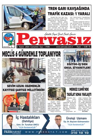 PERNASIZ  GAZETESİ 02.11.2024