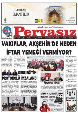 PERVASIZ GAZETESİ 14.03.2025