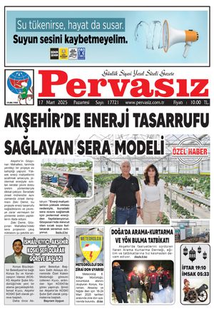 PERVASIZ GAZETESİ 17.03.2025