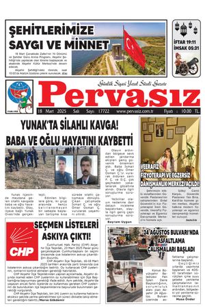 PERVASIZ GAZETESİ 18.03.2025