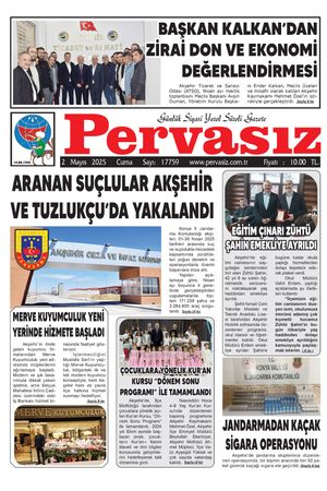 PERVASIZ GAZETESİ 02.05.2025