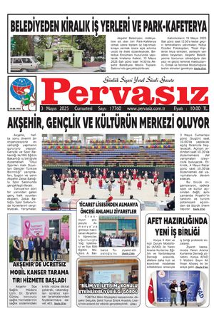 PERVASIZ GAZETESİ 03.05.2025