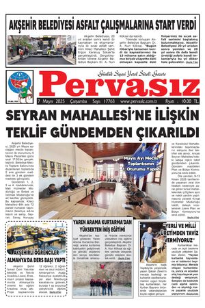 PERVASIZ GAZETESİ 07.05.2025