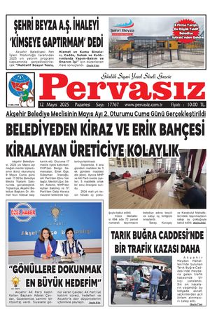 PERVASIZ GAZETESİ 12.05.2025