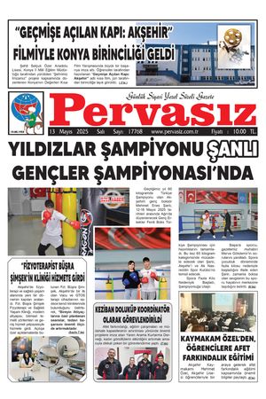 PERVASIZ GAZETESİ 13.05.2025