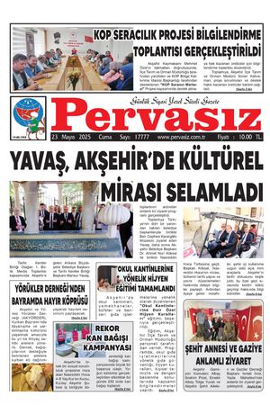 PERVASIZ GAZETESİ 23.05.2025