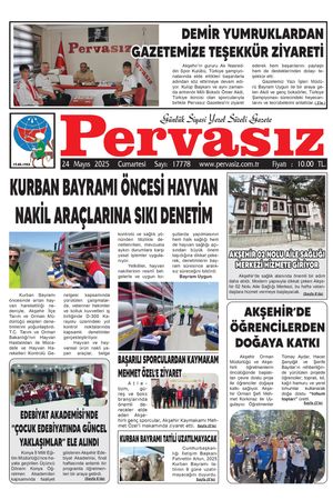 PERVASIZ GAZETESİ 24.05.2025