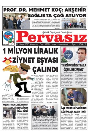 PERVASIZ GAZETESİ 28.05.2025