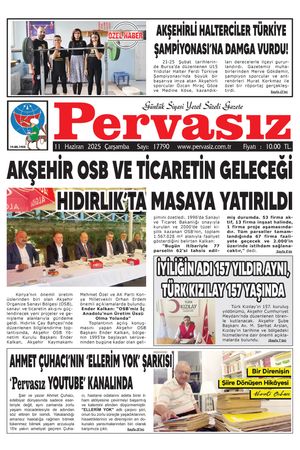 PERVASIZ GAZETESİ 11.06.2025