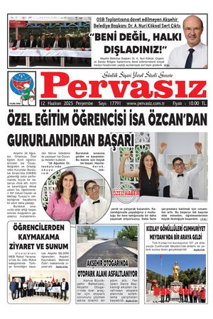 PERVASIZ GAZETESİ 12.06.2025