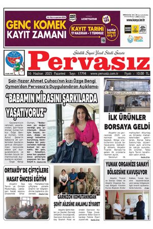 PERVASIZ GAZETESİ 16.06.2025