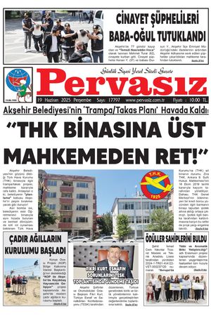 PERVASIZ GAZETESİ 19.06.2025