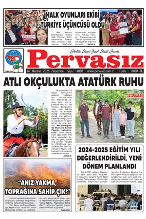 PERVASIZ GAZETESİ 26.06.2025