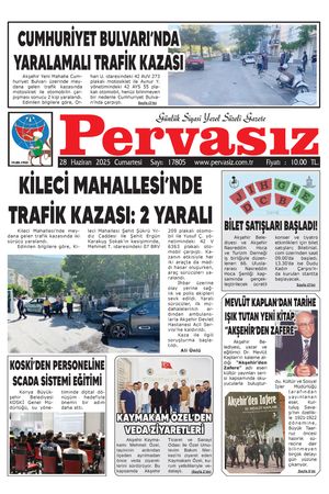 PERVASIZ GAZETESİ 28.06.2025