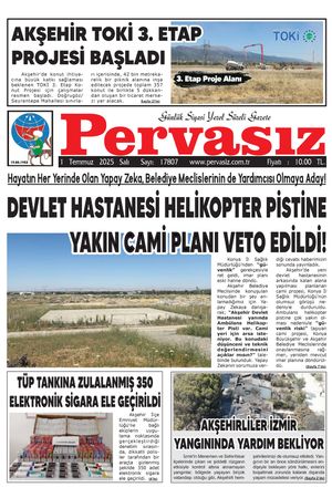 PERVASIZ GAZETESİ 01.07.2025