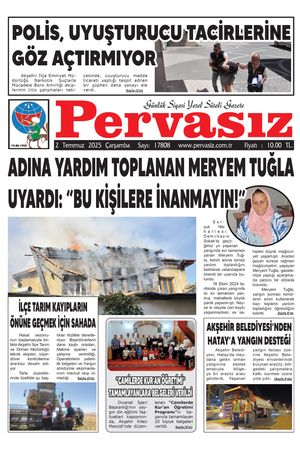 PERVASIZ GAZETESİ 02.07.2025