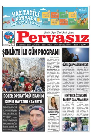 PERVASIZ GAZETESİ 05.07.2025