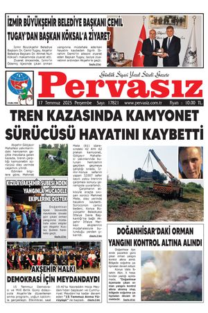 PERVASIZ GAZETESİ 17.07.2025