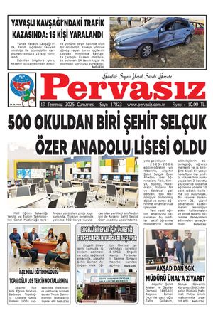 PERVASIZ GAZETESİ 19.07.2025