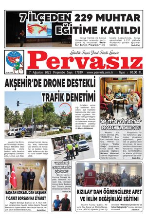 PERVASIZ GAZETESİ 07.08.2025