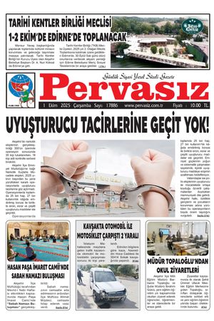 PERVASIZ GAZETESİ 01.10.2025