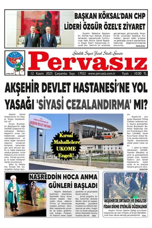 PERVASIZ GAZETESİ 12.11.2025