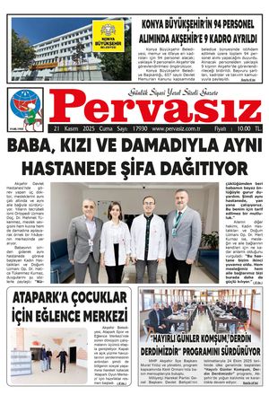 PERVASIZ GAZETESİ 21.11.2025
