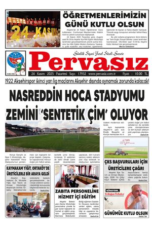 PERVASIZ GAZETESİ 24.11.2025