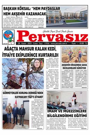 PERVASIZ GAZETESİ 28.11.2025