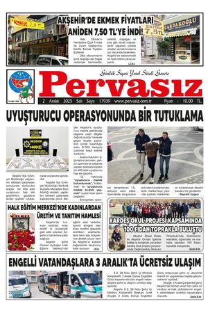 PERVASIZ GAZETESİ 02.12.2025