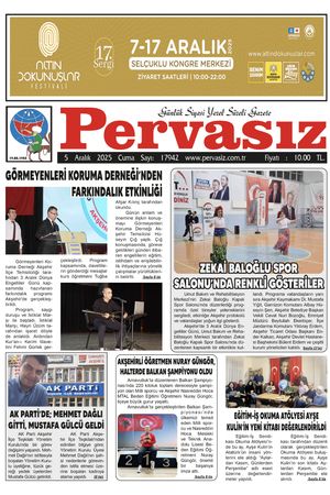 PERVASIZ GAZETESİ 05.12.2025