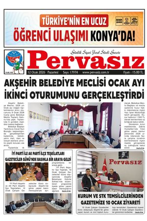 PERVASIZ GAZETESİ 12.01.2026