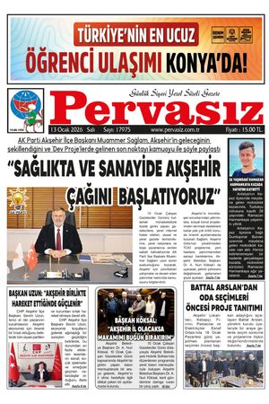 PERVASIZ GAZETESİ 13.01.2026