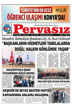 PERVASIZ GAZETESİ 14.01.2026