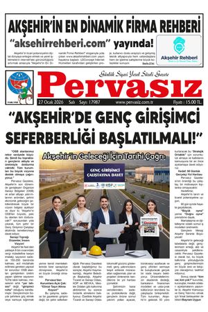 PERVASIZ GAZETESİ 27.01.2026
