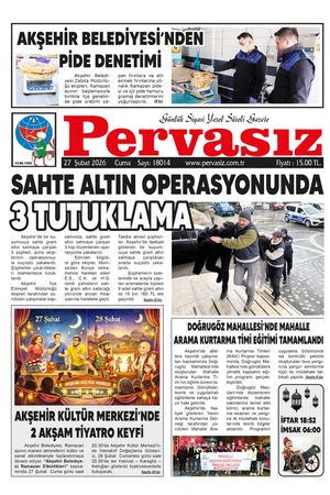 PERVASIZ GAZETESİ 27.02.2026