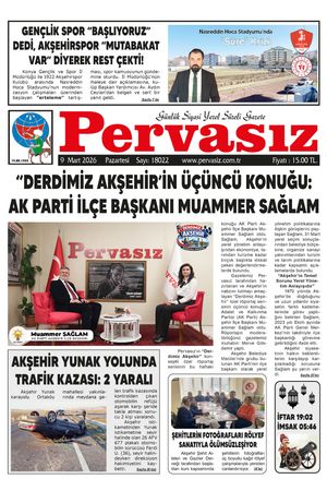 PERVASIZ GAZETESİ 09.03.2026