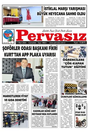 PERVASIZ GAZETESİ 07.03.2026